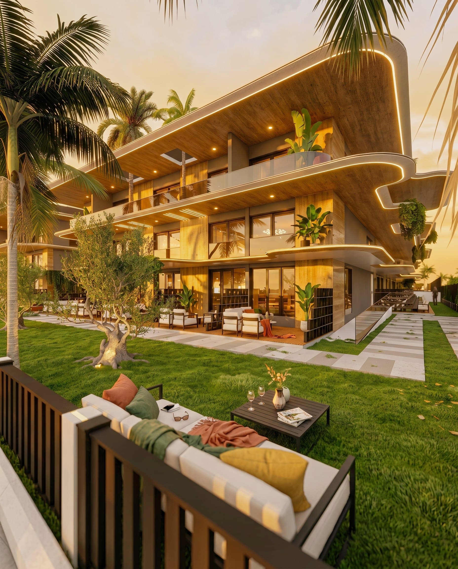 Loft 777 teras ve bahçe